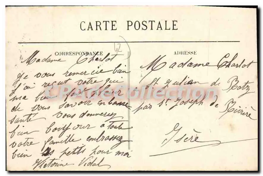 Roanne — A Câmara de Comércio — Edição G. R. - Verso