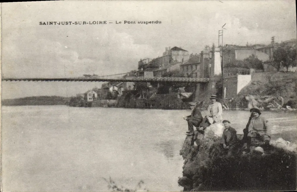 Saint-Just-sur-Loire — Il Ponte sospeso — Foto. N°42 - Recto