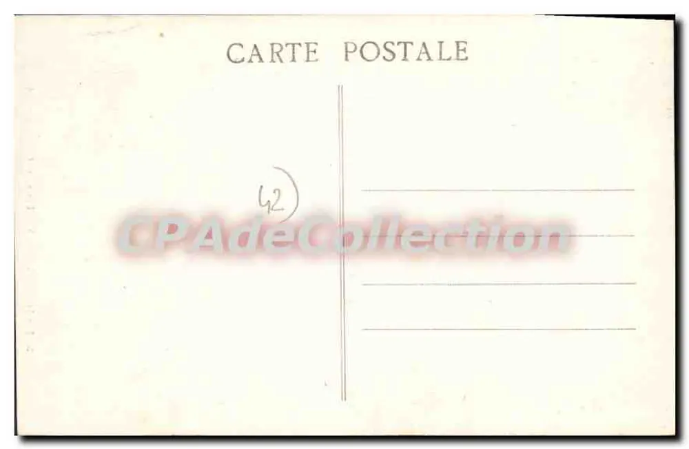 St-MARTIN-d'ESTRÉAUX — Eingang zum Château de Chateaumorand — CPAdeCollection - Rückseite