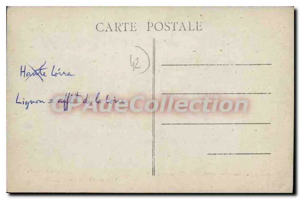 Sauvain — O Lignon — Editor: Luit. Roche - Verso