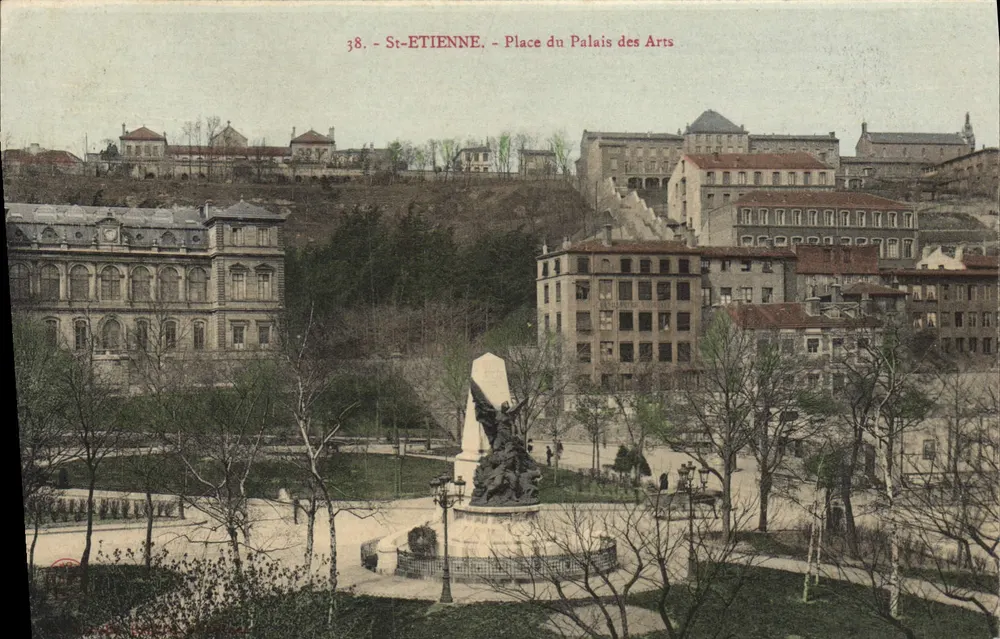 St-ÉTIENNE - Praça do Palácio das Artes — editor anônimo, n° 38 - Frente