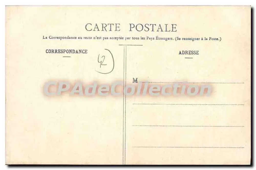 St-ÉTIENNE - Praça do Palácio das Artes — editor anônimo, n° 38 - Verso