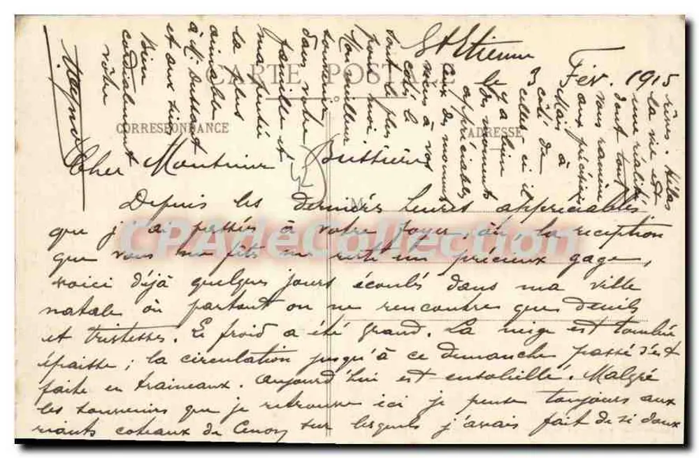 Widok z lotu nad Saint-Étienne — Nowe Galerie — Biblioteka — XVe wiek - Rewers