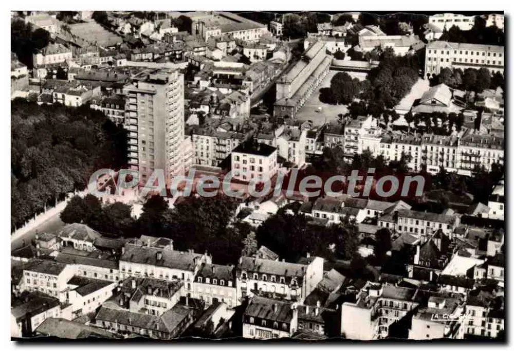 Luftbild von Roanne — Das Hochhaus und das Lycée — Verlag La Cigale, Fabrikationsplatz André Leconte - Vorderseite