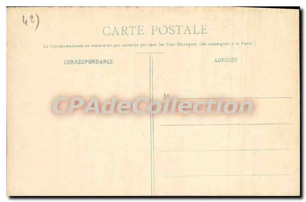 Rochetaillée - Vale da Janon — Arredores de Saint-Étienne — Edições G. Béchard, n° 401 - Verso