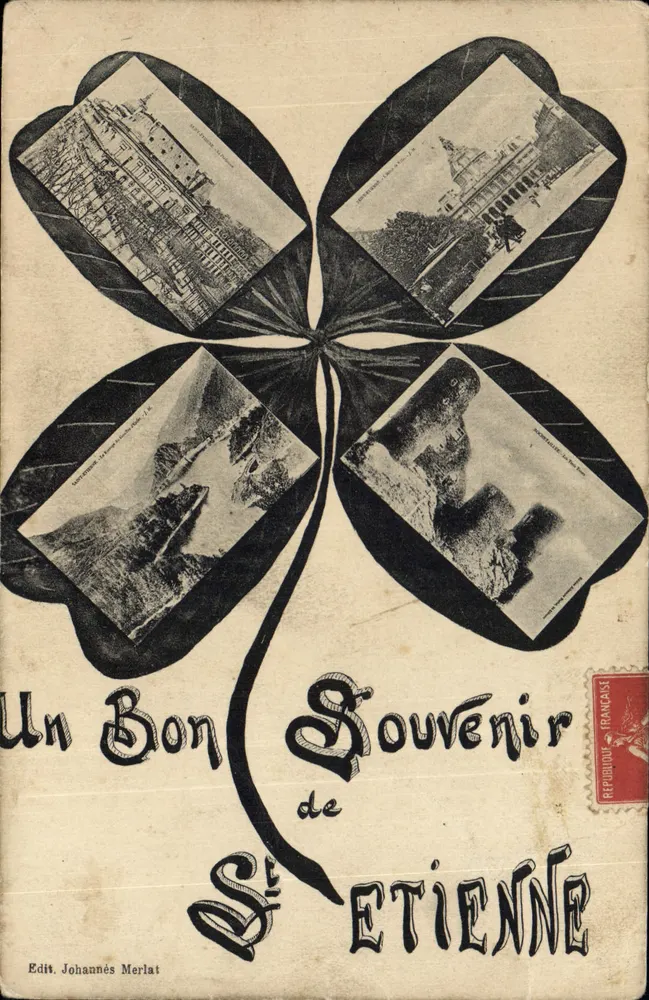 Um Bom Lembrete de Saint-Étienne — Ed. Johannès Merlat - Frente