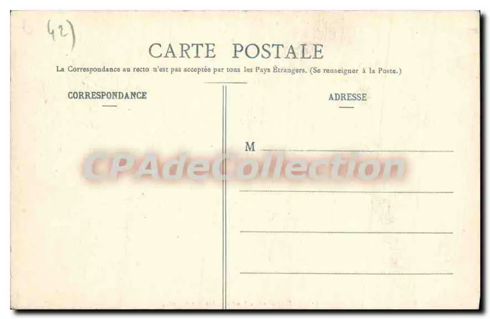 Roanne (Loire) — Ein Eckchen der Promenaden — Foto. Bouléry, Roanne - Rückseite
