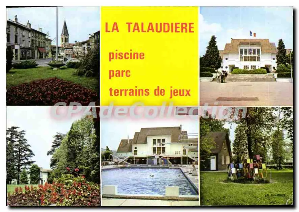 La Talaudière — Schwimmbad, Park, Spielplätze — Éditions La Cigogne - Vorderseite