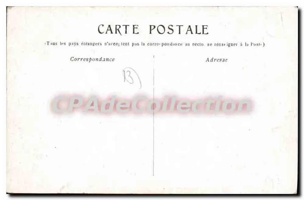 Marseille — Épargne Kasa — Yayımcı Görünmüyor - Arka yüz