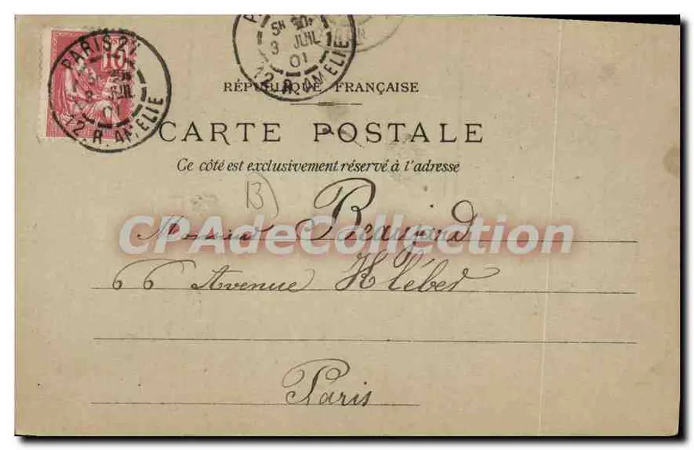 Provençal-Atelier — Weltausstellung 1900, altes Arles — Photocolor 1021 - Rückseite