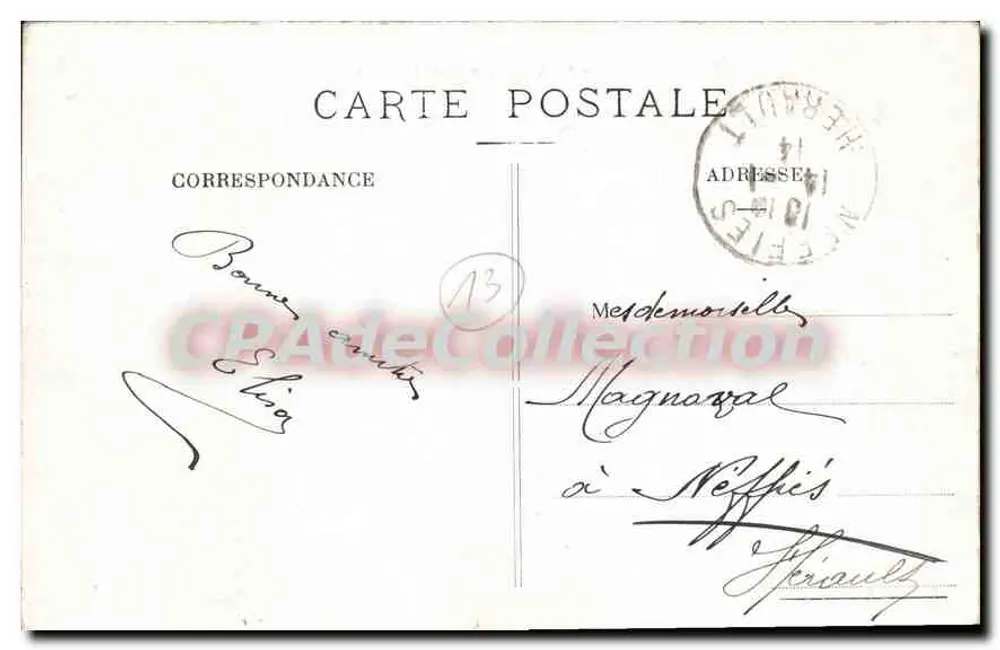 Marseille — Kathedrale und Fort St-Jean — Edition Touzé - Rückseite