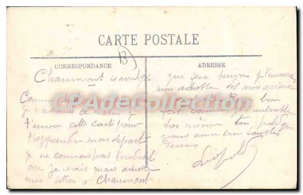Marseille — Công viên Borély — Sân đua ngựa — CPAdéCollection - Mặt sau