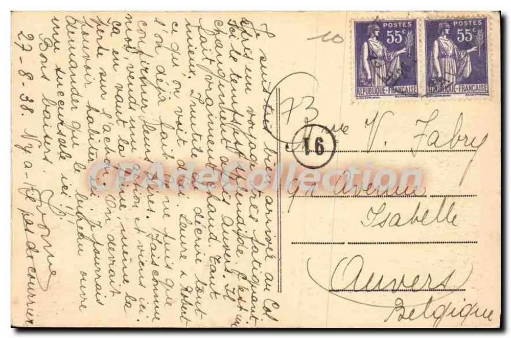O Lago do Bourget, Aix-les-Bains - Le Revard — La Savoie Touristique — Combier Imp. Macou - Verso