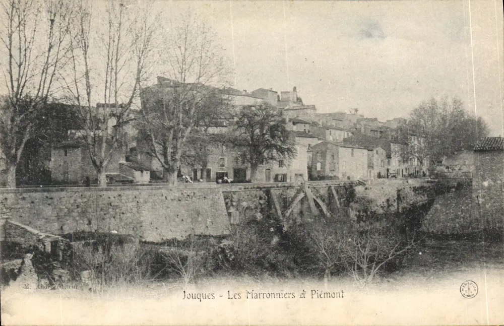 Jouques - Os Castanheiros do Piémont — M. André, editor - Frente