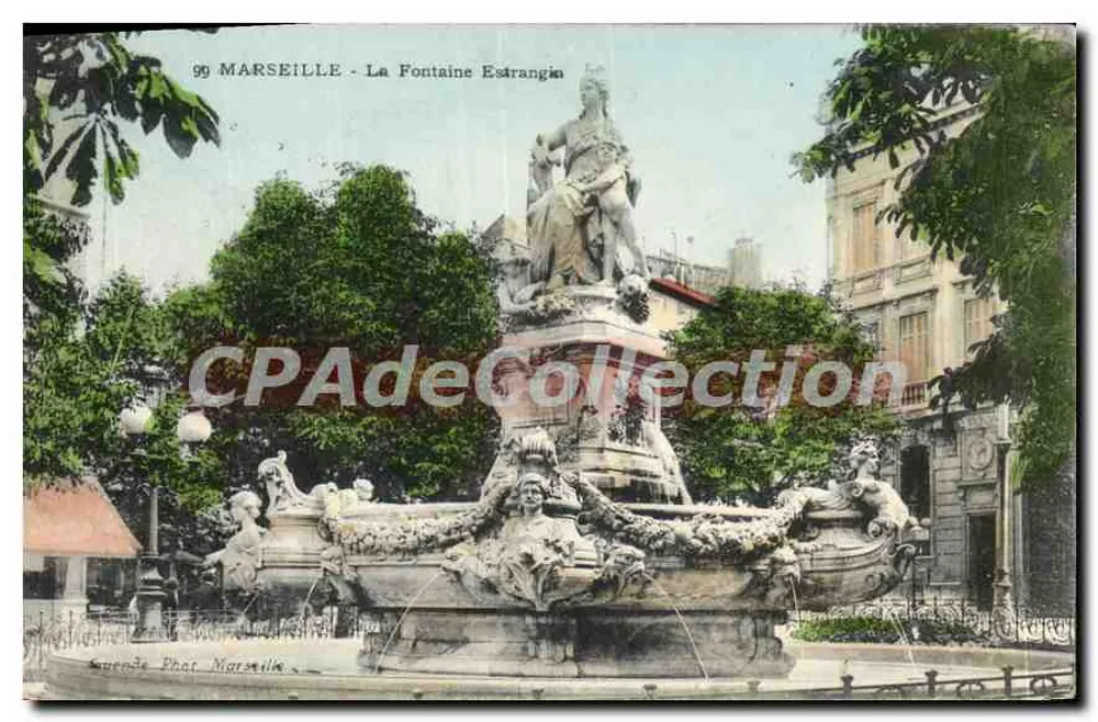 Marselha - A Fontaine Estrangin — Surenne Fot. Marselha, n°99 - Frente