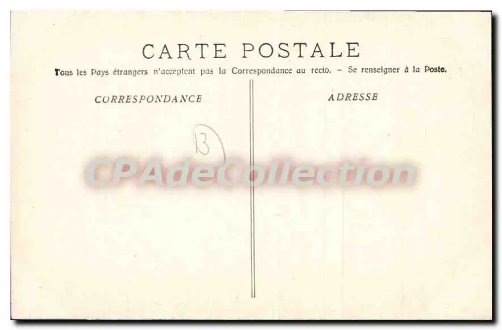 Aix-en-Provence — Rue Cardinale und Kirche Saint-Jean — Sammlung Haussand - Rückseite