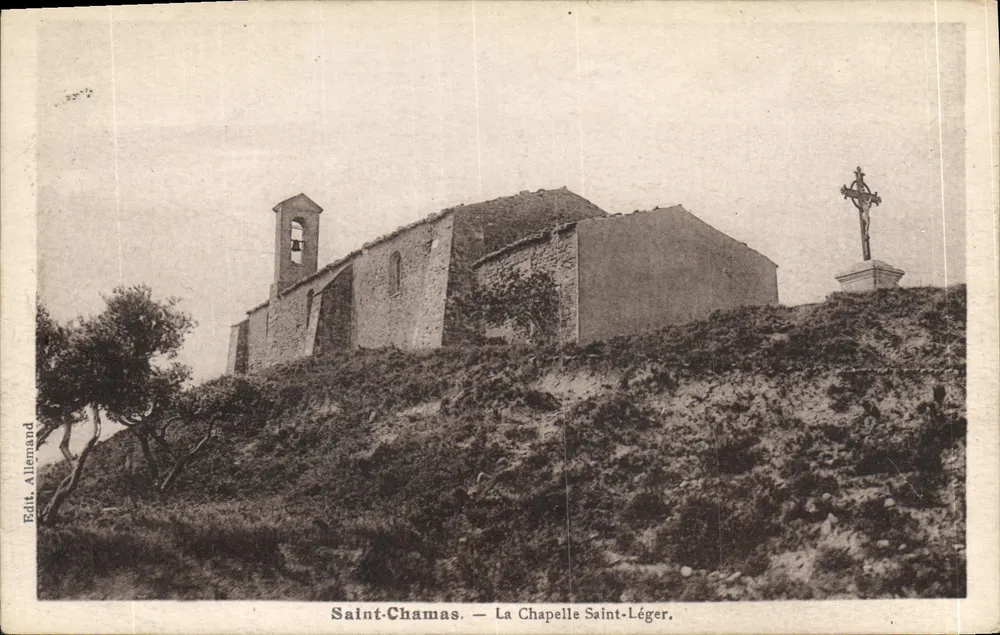 Saint-Chamas — A Capela Saint-Léger — Edição Alemã - Frente