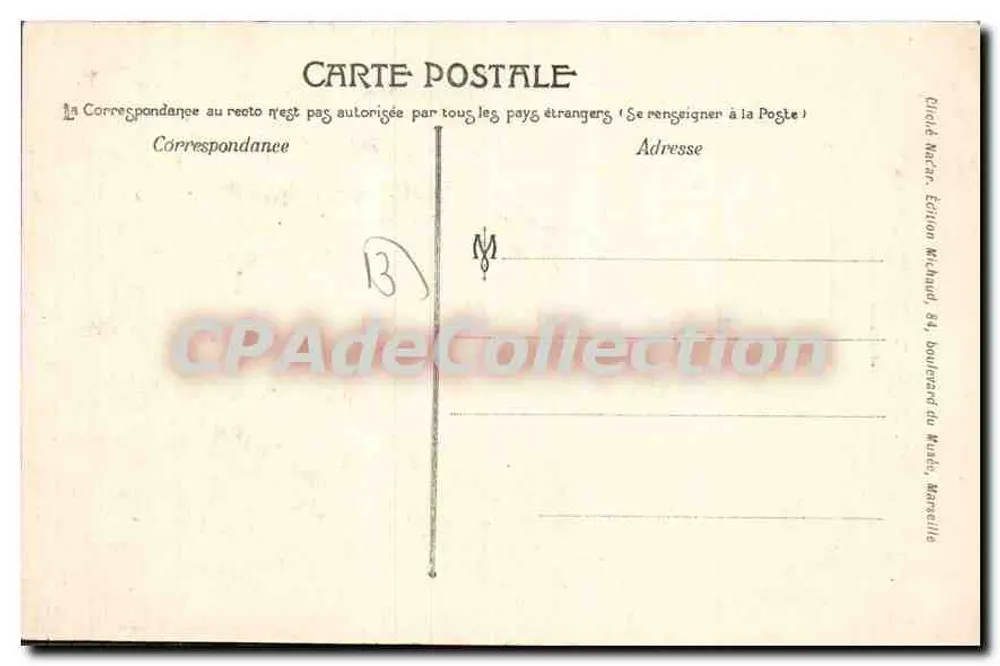 Torre de Annam — Exposição Colonial de Marselha — Edição Michaud - Verso