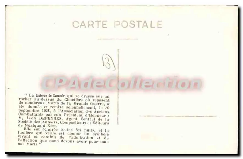 Les Pennes-Mirabeau — Die Laterne des Erinnerns — Edition Koullak - Rückseite