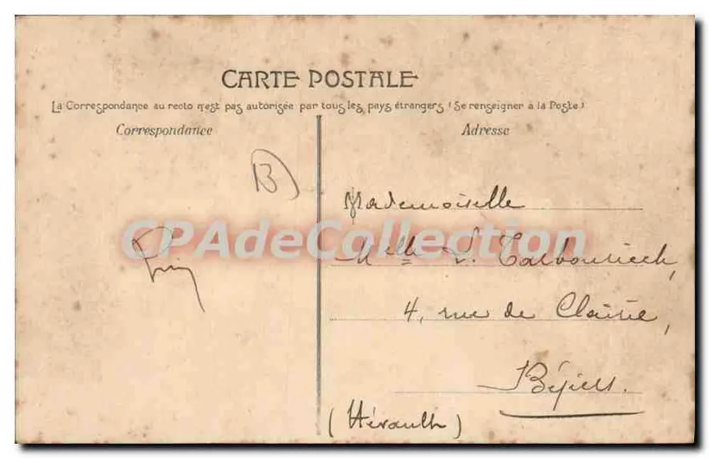 Exposição Colonial 1906 — O Palácio do Camboja — Magasin général - Verso