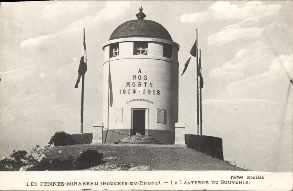 Les Pennes-Mirabeau (Bouches-du-Rhône) — La Lanterne du Souvenir — Édition Koullak - Vorderseite