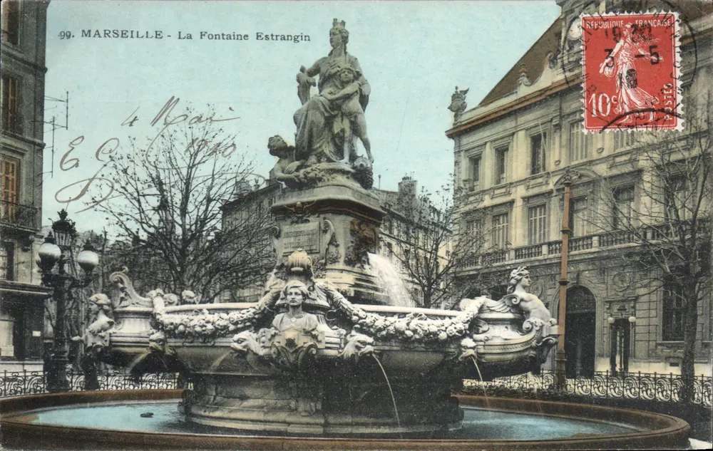 MARSEILLE - A Fontaine Estrangin — n°99 — editor não identificado - Frente