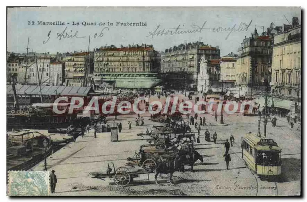 Matrosen - Der Quai de la Fraternité — Marseille — Edition Nouvelles Jaennes - Vorderseite