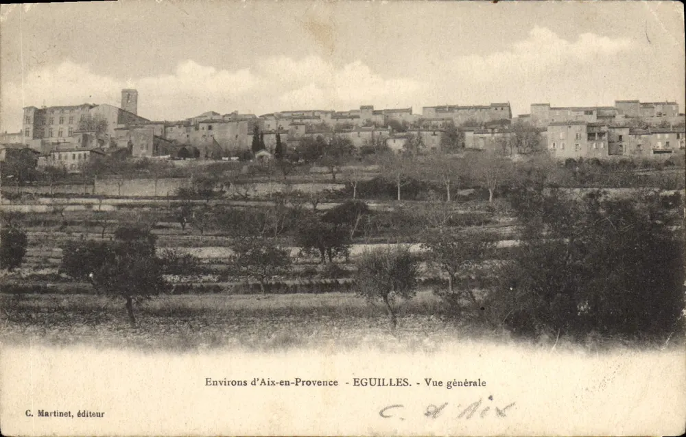 Eguilles — Vista generale — C. Martinet, editore - Recto