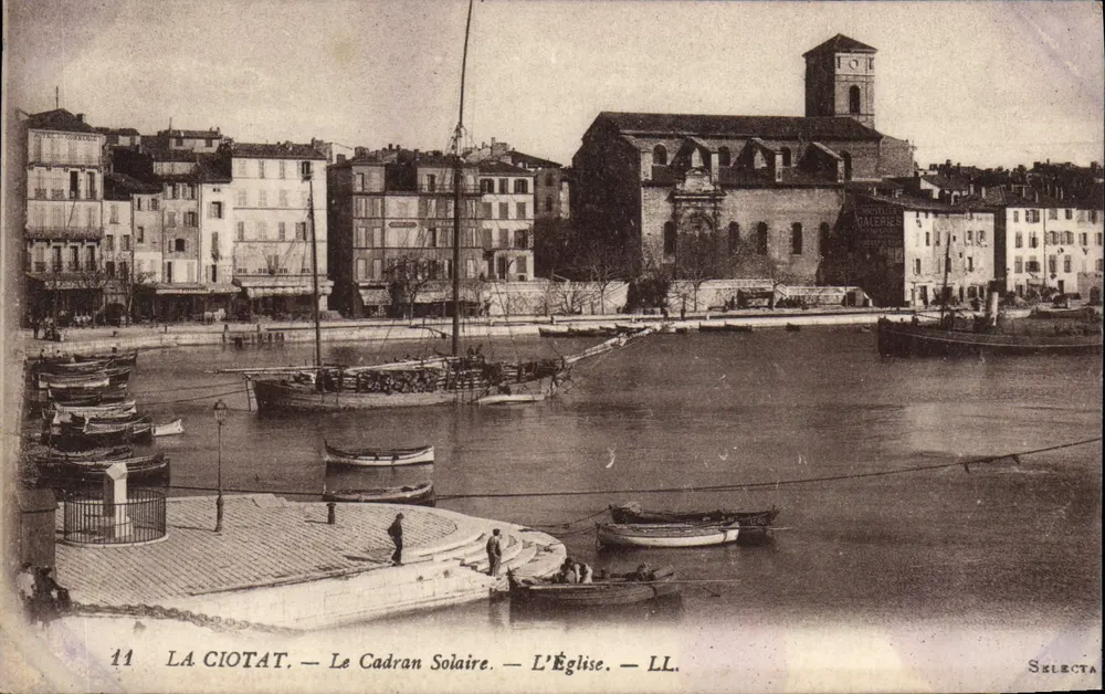 La Ciotat — Der Sonnenuhr — Die Kirche — LL. — Selecta - Vorderseite