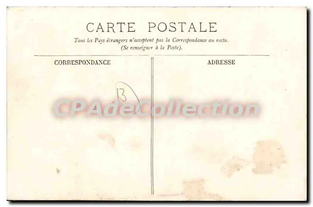 Marseille - Le Bassin de la Joliette — Éditeur non identifié, n° de série non visible - Verso