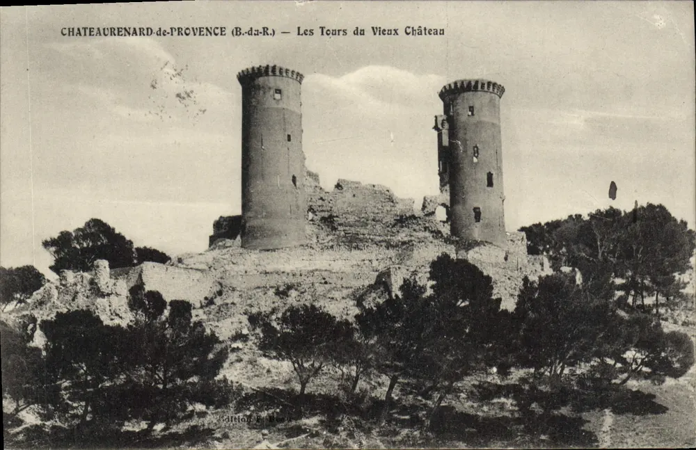 Châteaurenard-de-Provence — Die Türme des alten Schlosses — Gallois & Cie - Vorderseite