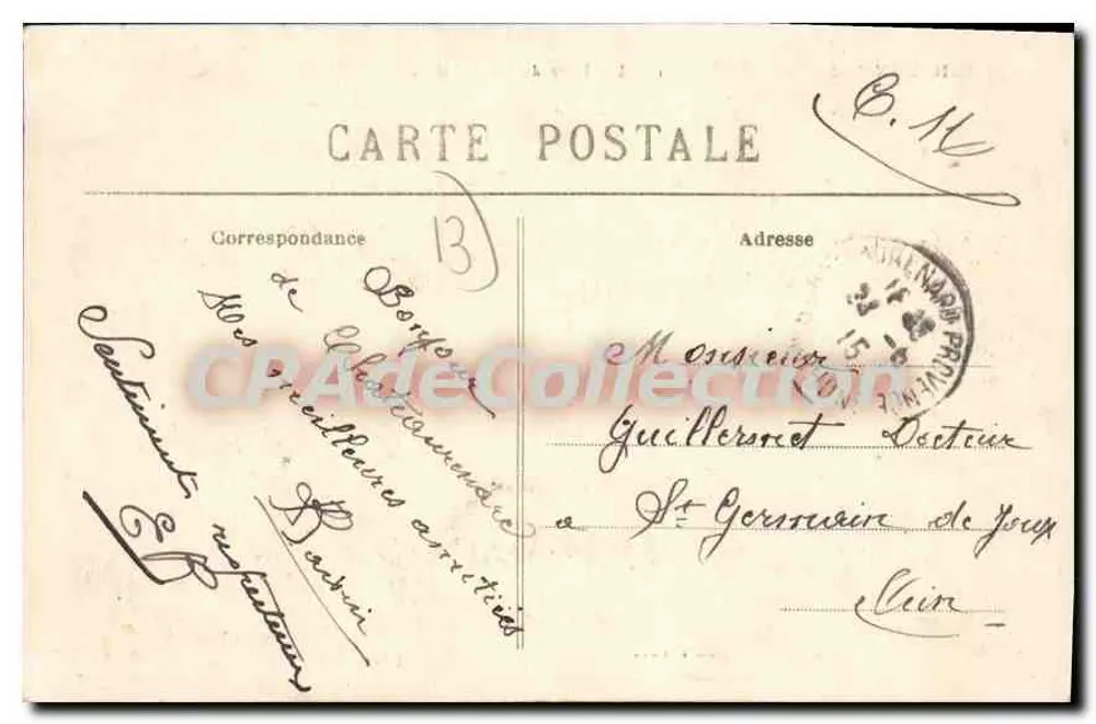 Châteaurenard-de-Provence — Die Türme des alten Schlosses — Gallois & Cie - Rückseite