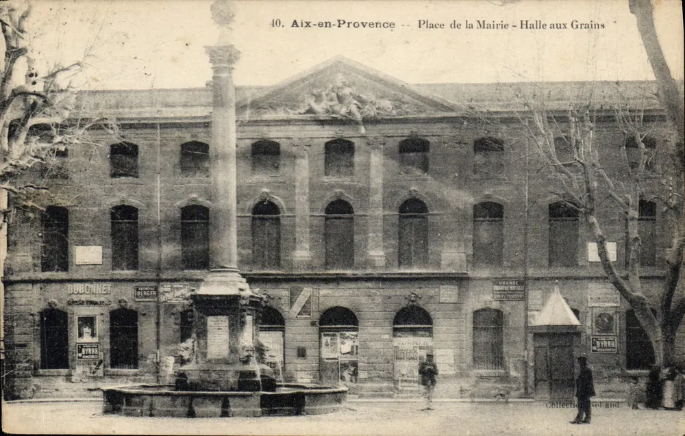 Aix-en-Provence — Place de la Mairie - Halle aux Grains — Verlag Dubonnet, n°40 - Vorderseite