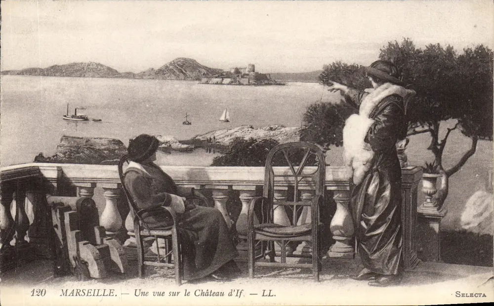 Marsiglia — Vista sul Castello di If — Selecta, n°120 - Recto
