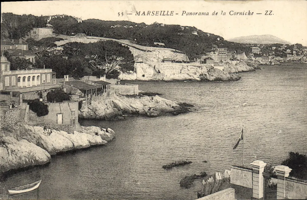 Marseille — Panorama da Corniche — ZZ. — n° 55 - Frente