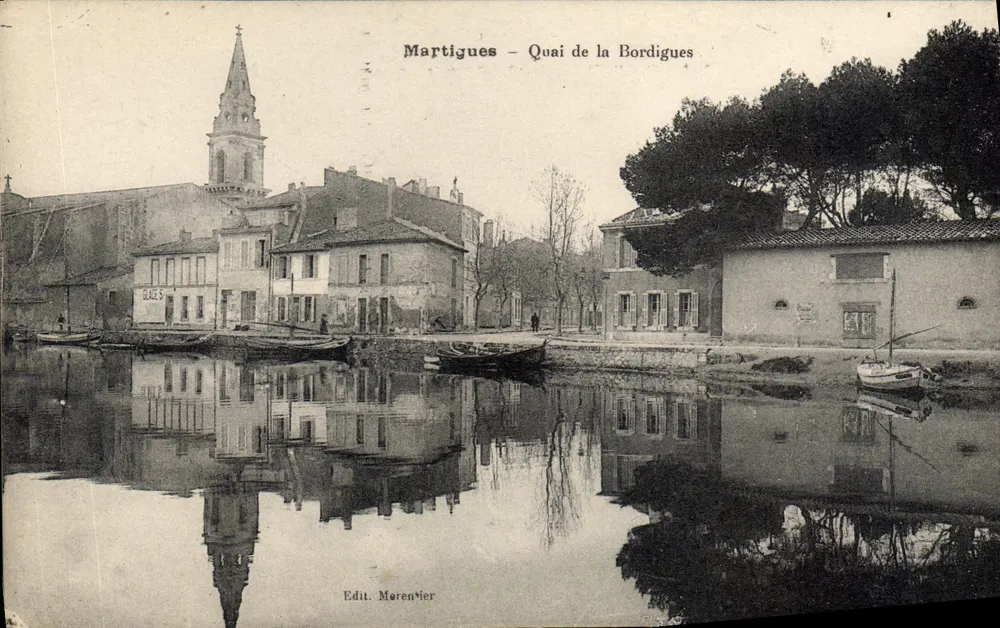 Martigues — Quai de la Bordigues — Edit. Morenviér - Frente