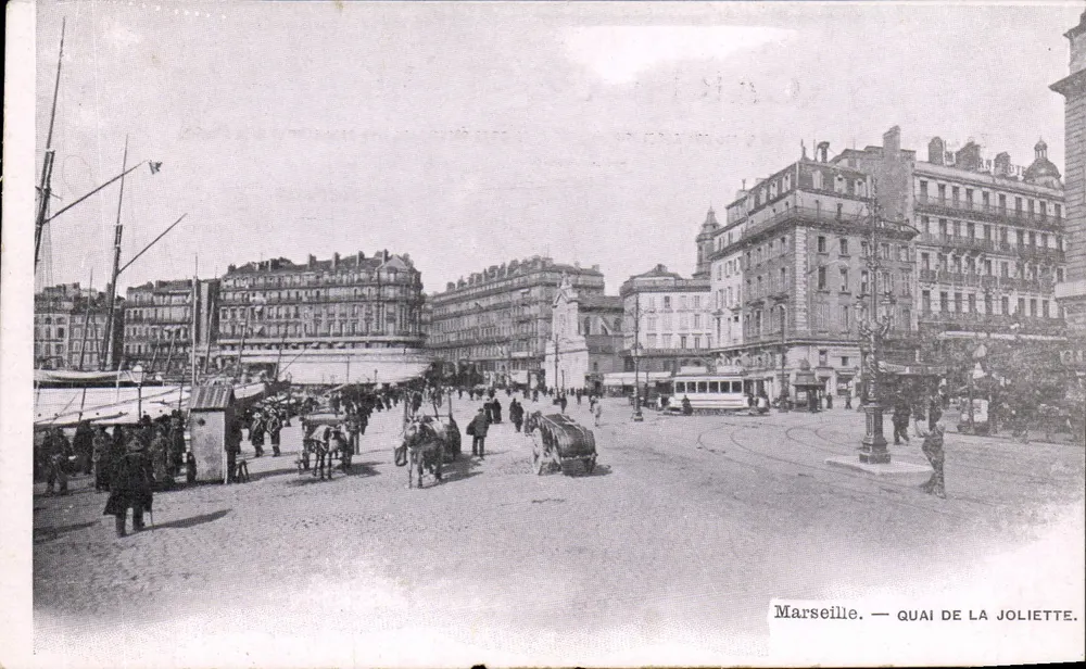 Marseille — Quai de la Joliette — Editor não visível - Frente