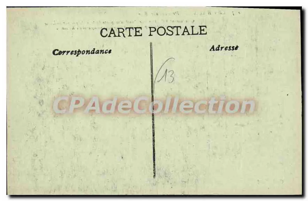 Les Baux — Principal Rue — Coll. L.A. n°217 - Verso