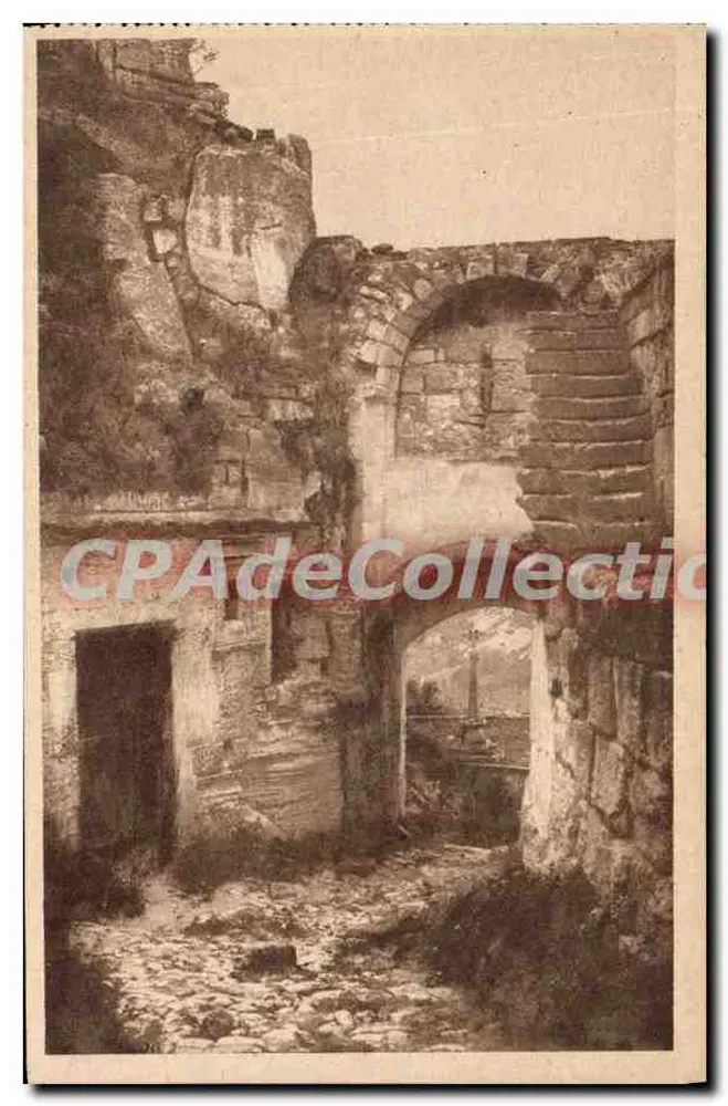 Les Baux - Rundweg und Tor Egguières — C.-I. Arlaud, Verlag Lyon, Nr. 67 - Vorderseite