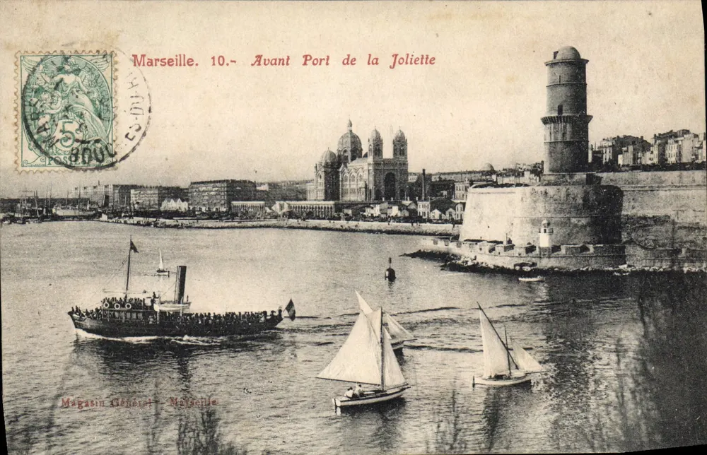 Marseille — Avant Port de la Joliette — Magasin Général - Marseille - Recto