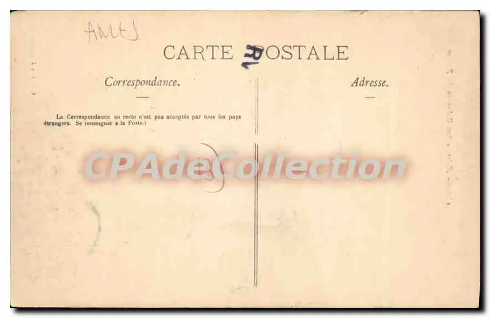 Arles — As Colunas do Fórum — Coleção J. Ponce - Verso