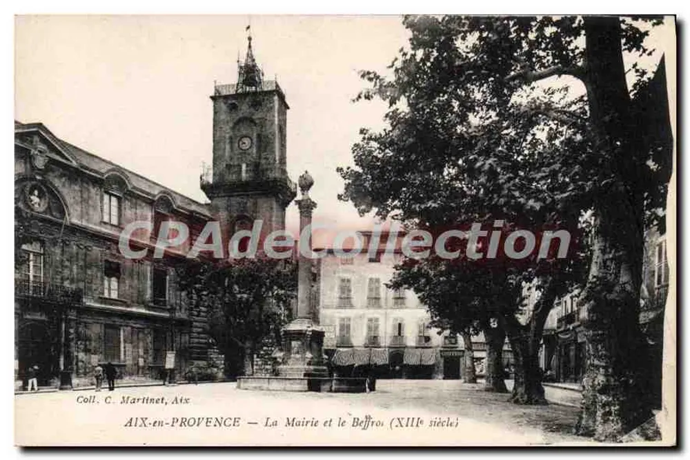 AIX-en-PROVENCE — Das Rathaus und der Glockenturm (13. Jahrhundert) — Sammlung C. Martinet, Aix - Vorderseite