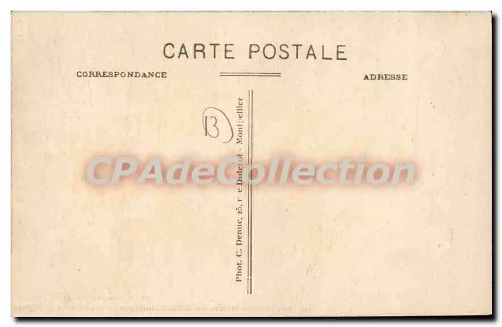 Les Saintes-Maries-de-la-Mer (Camargue) — Innenansicht der Kirche — Edit. Armieux, Épicerie Centrale - Rückseite