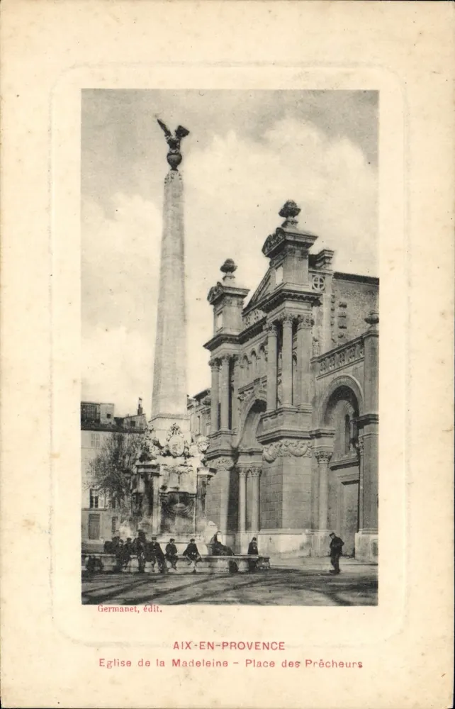 Aix-en-Provence — Kirche der Madeleine — Place des Prêcheurs — Germanet, Verlag. - Vorderseite