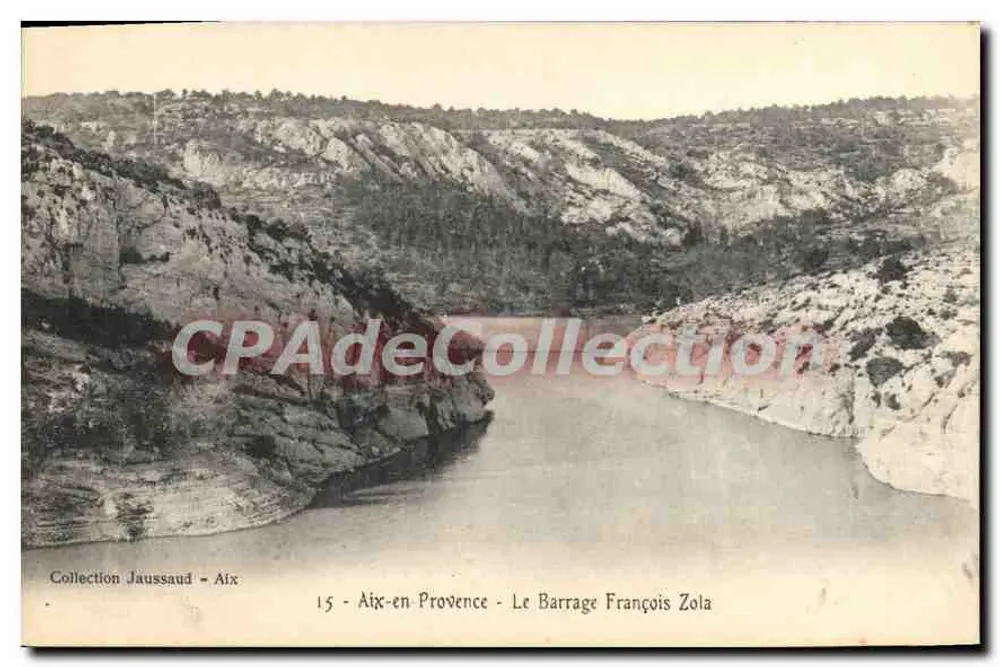 Aix-en-Provence — Le Barrage François Zola — Collection Jauassaud - Aix - Vorderseite