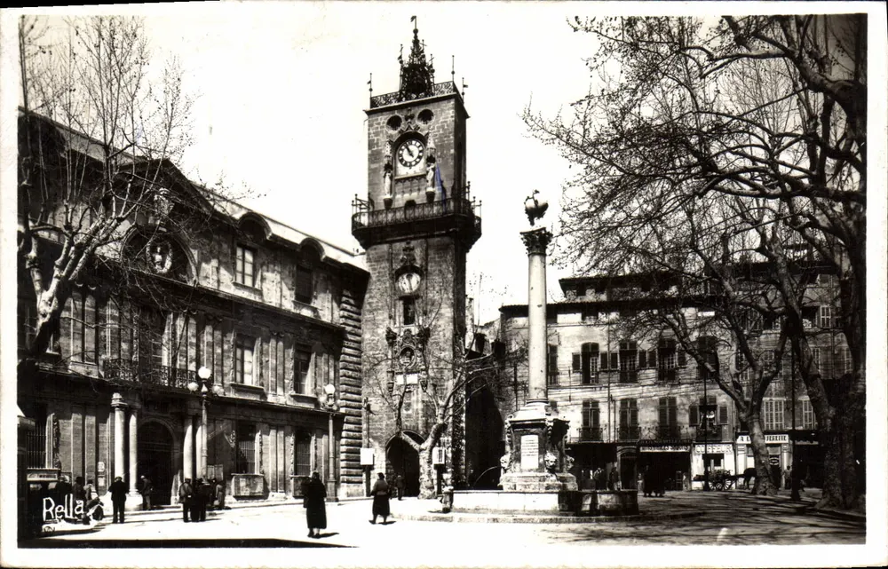 Aix-en-Provence — Das Rathaus und der Turm (1552-1668) — Rella - Vorderseite