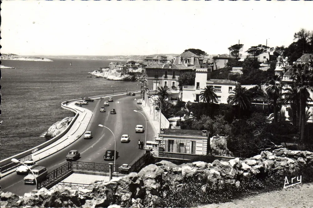 Vista da Promenade des Anglais em Cannes — editor Ary, n°457 - Frente