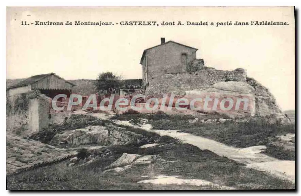 Um Montmajour - CASTELET, das A. Daudet in L'Arlésienne erwähnt - Vorderseite
