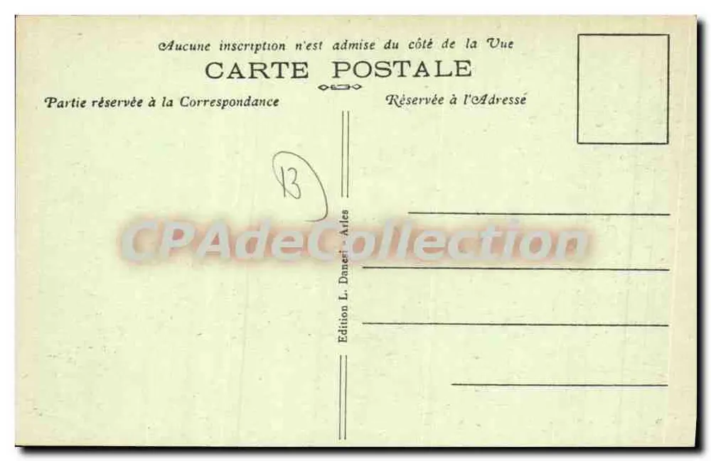 Um Montmajour - CASTELET, das A. Daudet in L'Arlésienne erwähnt - Rückseite