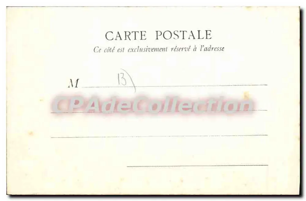 Marseille — Het Fort van Sint-Jean — B.F. Parijs - Achterkant